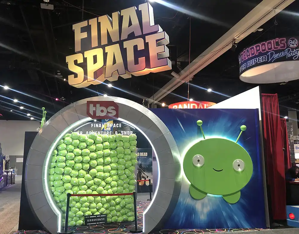 Nickelodeon booth
