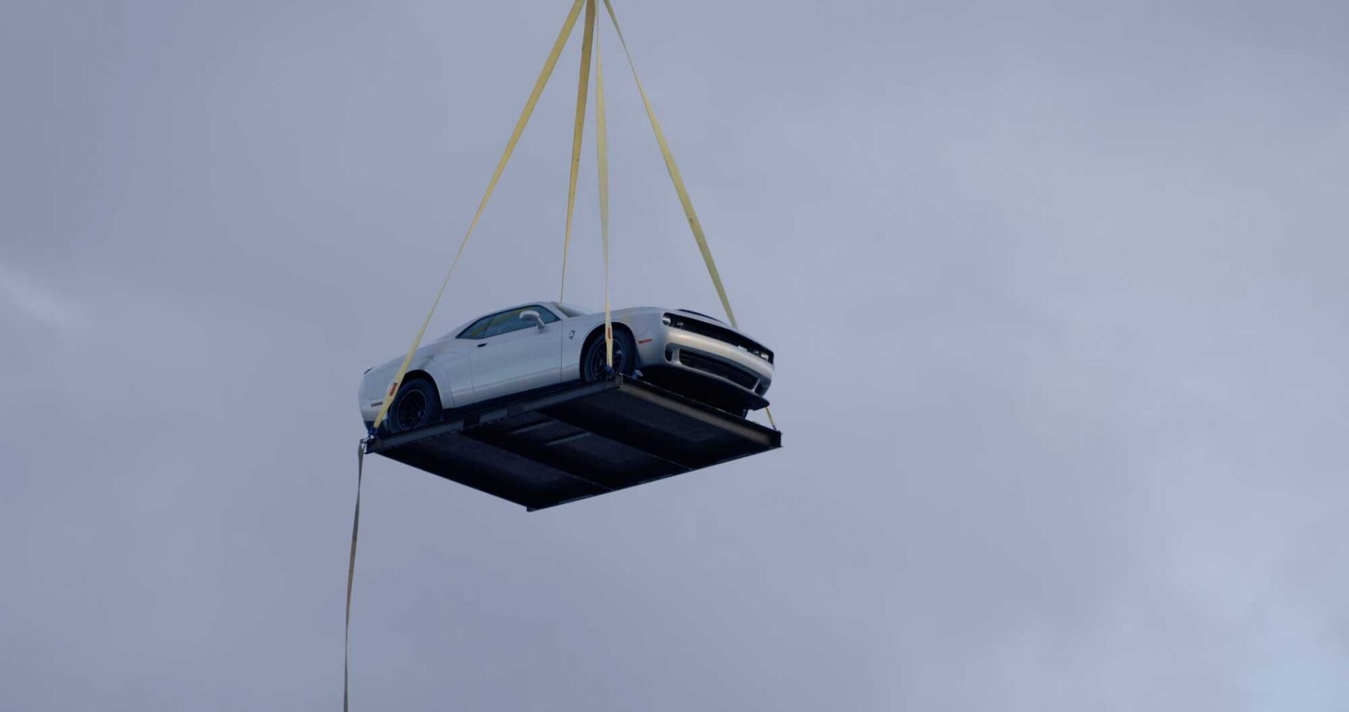 dropping by helicopter